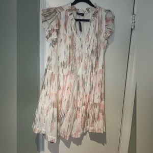 Pink/white beautiful dress, lightweight for summer. Never worn, new with tags.
